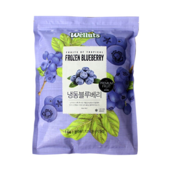 [웰루츠] 칠레산 A등급_냉동 블루베리 1kg×2ea
