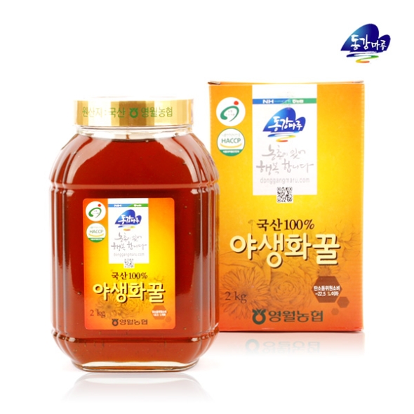 [영월농협] 동강마루 야생화 벌꿀 2kg(병/칼라박스)