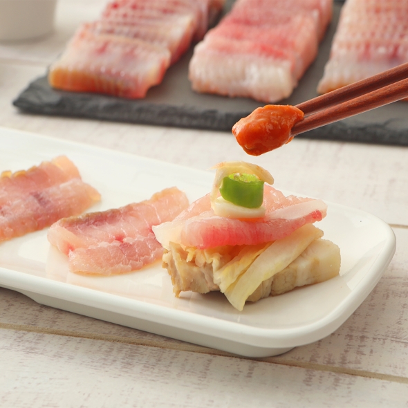 [낭만홍어회] 손질한마리세트 흑산도홍어 숫홍어 4kg 홍어애 탕감 삭힌삼합