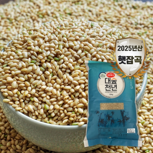 [대숲맑은물애] 25년 천년담양 찹쌀현미10kg
