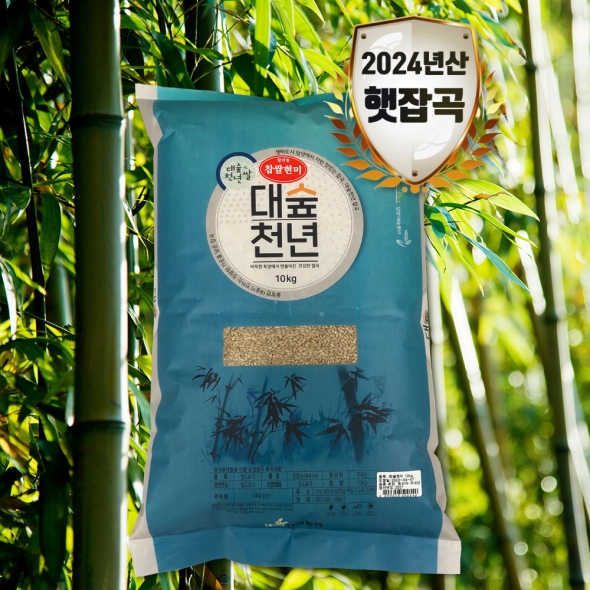 [대숲맑은물애] 24년 천년담양 찹쌀현미10kg