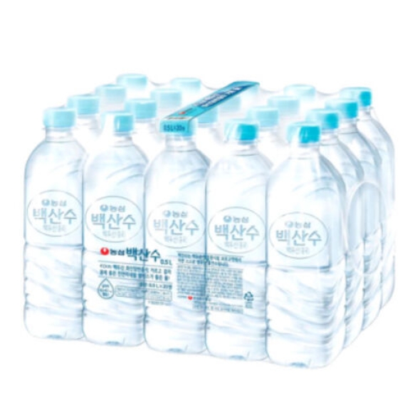 [백산수] 백산수_무라벨_생수 500mlx20병