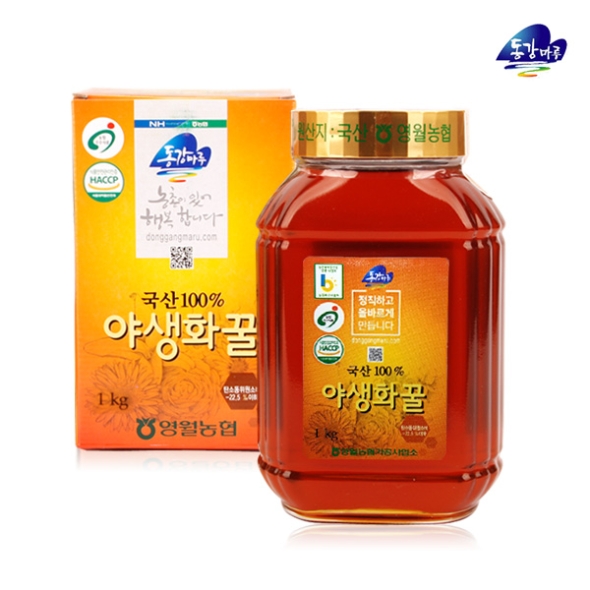 [영월농협] 동강마루 야생화 벌꿀 1kg(병/칼라박스)