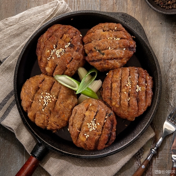 독립문떡갈비  125gX 6알 패키지 _ 최가상회떡갈비X독립문영천시장 콜라보 상품