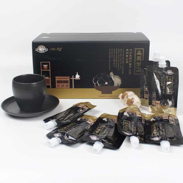 서산육쪽마늘 흑마늘진액 80mlx30ea 5cm이상 30일건조 30일숙성 흑마늘즙 육쪽흑마늘진액 육쪽마늘