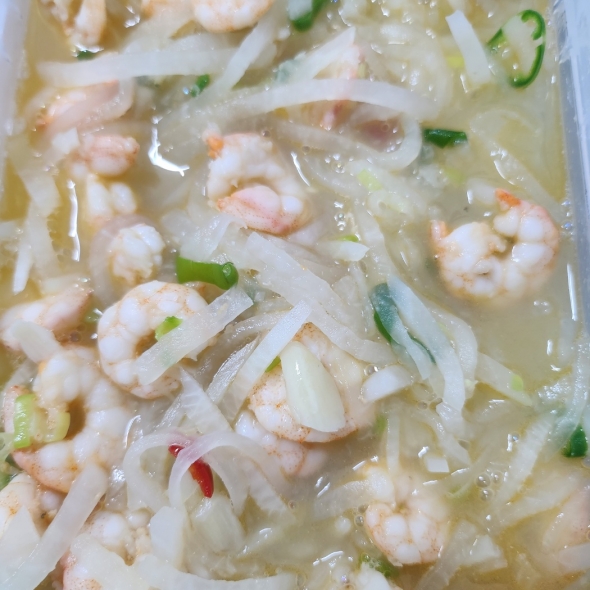 알있는 중하새우살 손질 냉동 500g
