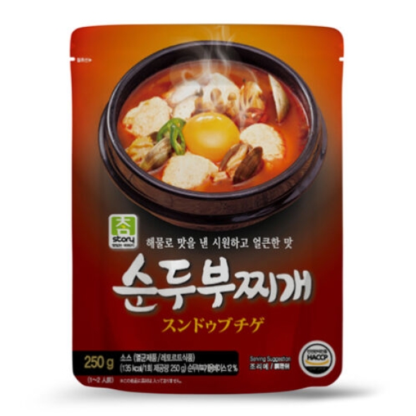 [참스토리] 해물로 맛을 낸_순두부찌개 양념 250g