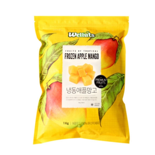[웰루츠] 냉동 애플망고 다이스 1kg×2ea [페루산]
