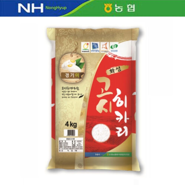 [25년_조암농협] 밥맛이 일품인 고시히카리 4kg x 2포 [경기미]
