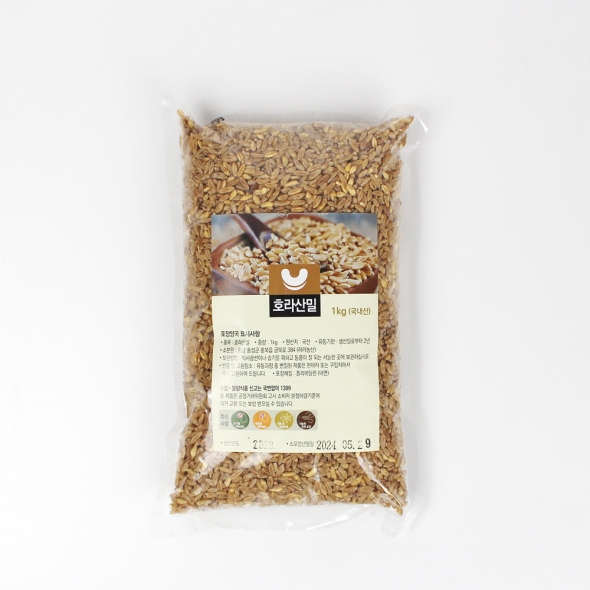 (25년산) 홍성농부의 국내산 호라산밀 1kg 카무트 국내산