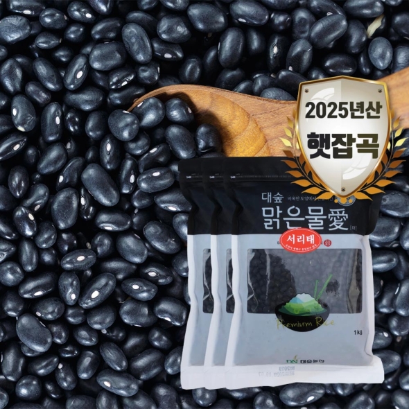 [대숲맑은물애] 25년산 슈퍼푸드 검은콩 서리태 1kg~5kg