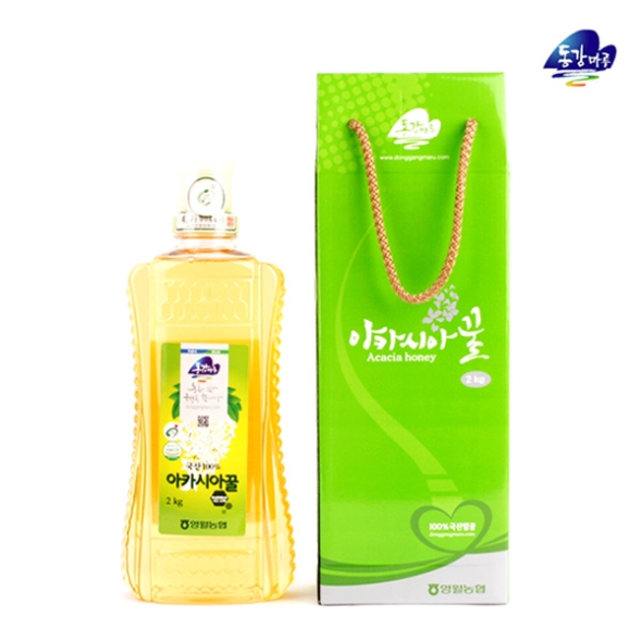 [영월농협] 동강마루 아카시아 벌꿀 2kg(튜브/기프트박스)