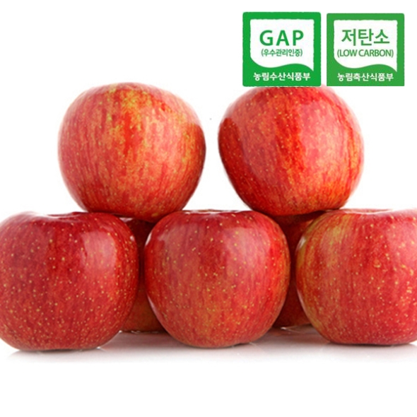 [김장철] [GAP] 저탄소 인증 문경 약돌사과 3kg (10과)/(12과)/(14~15과)