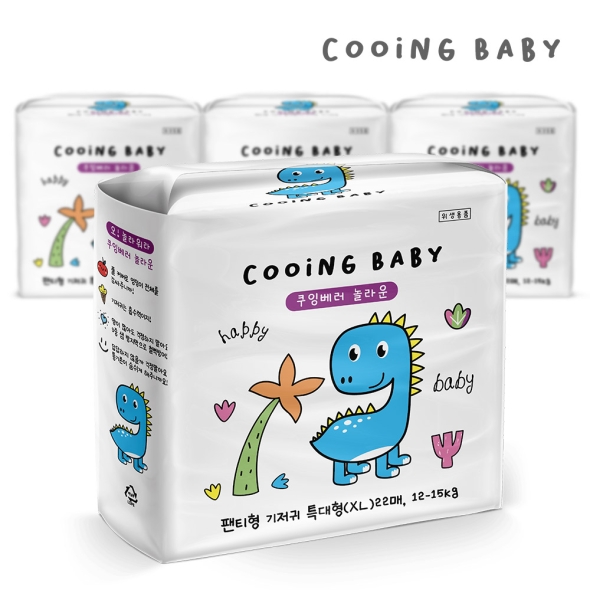 [보름데이]쿠잉 베러 놀라운 팬티기저귀 특대형 22매 x 4팩