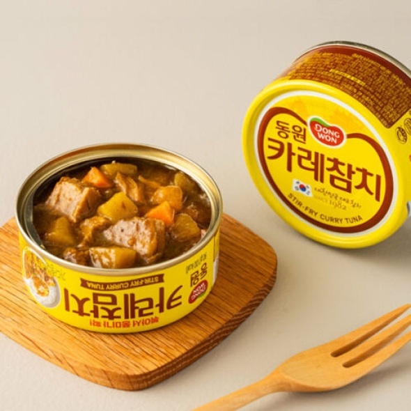 [동원] 라이트스탠다드 참치 85g X 8캔 + 카레참치 90g X 8캔