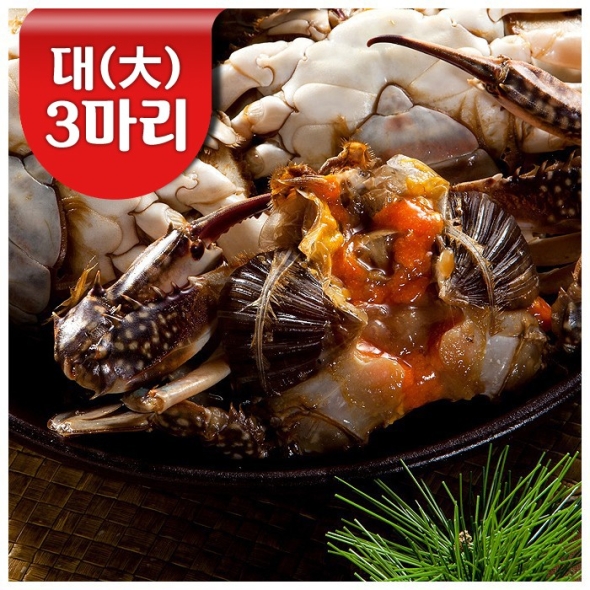 [특별할인]  [명품] 꼿그이 간장게장 (대/3마리)