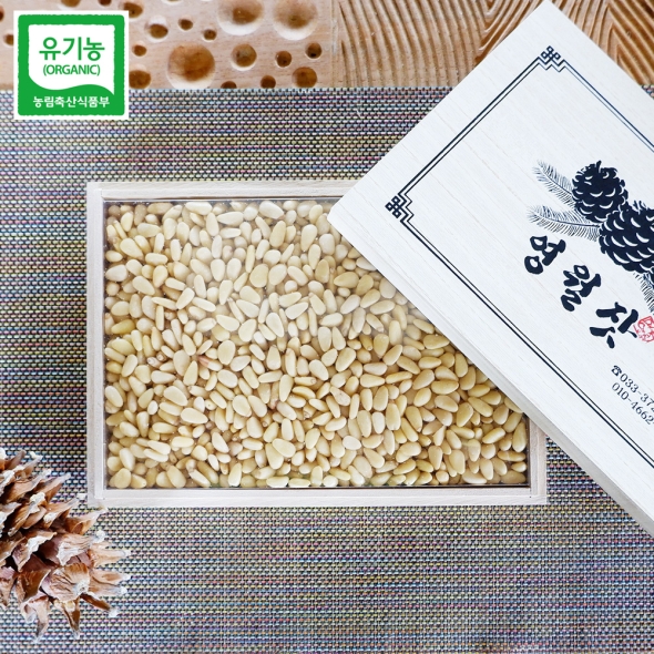 [25년산] 강원도 영월 유기농 잣 선물세트 500g / 600g / 1kg