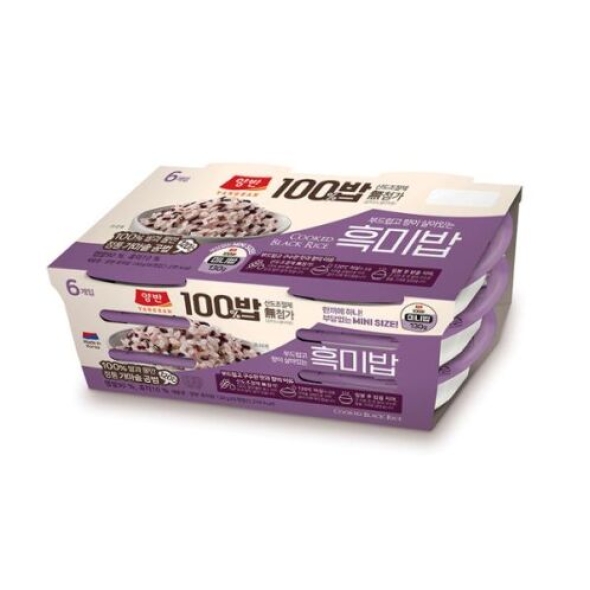 [동원] 양반100밥 흑미밥 130g x 24개 (6*4/1box)