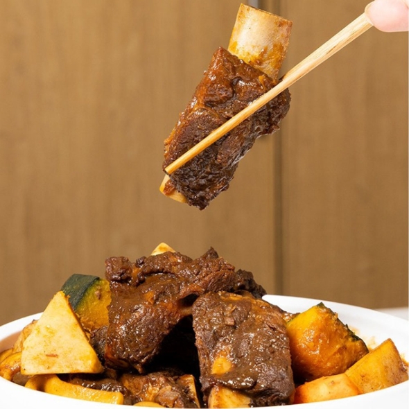 [신한카드 할인] [라움푸드] 쑥이네 간장 갈비찜 700g 3팩