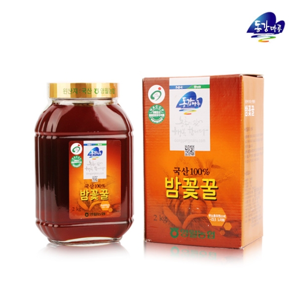 [영월농협] 동강마루 밤꽃 벌꿀 2kg(병/칼라박스)