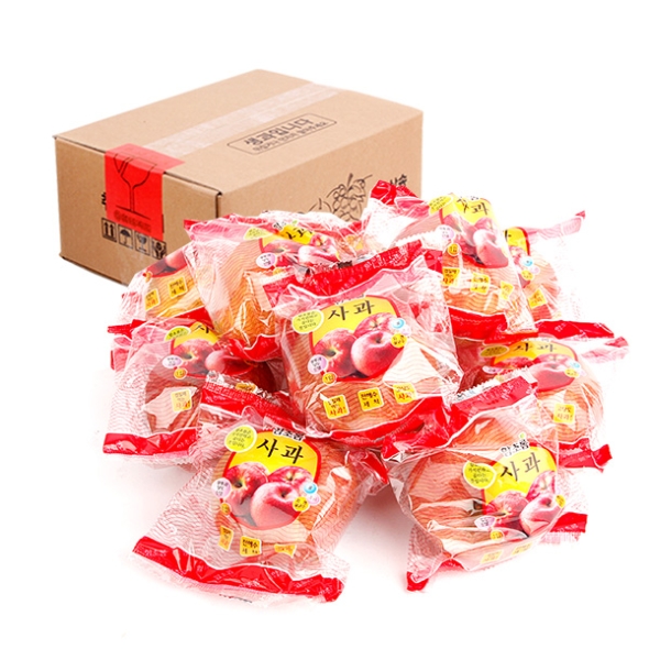  [과일예찬] 껍질째 먹는 세척 봉지사과 2kg(정품6-8과내)