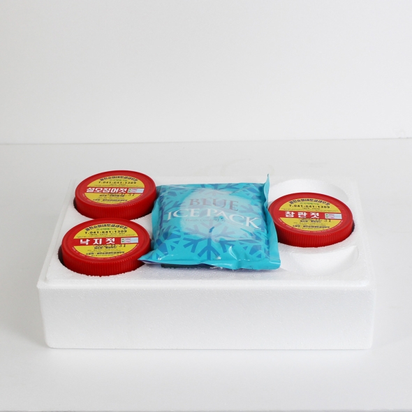 자연숙성 광천토굴 젓갈 실속 선물세트 1kg / 1.5kg (아이스박스+보자기 포장)