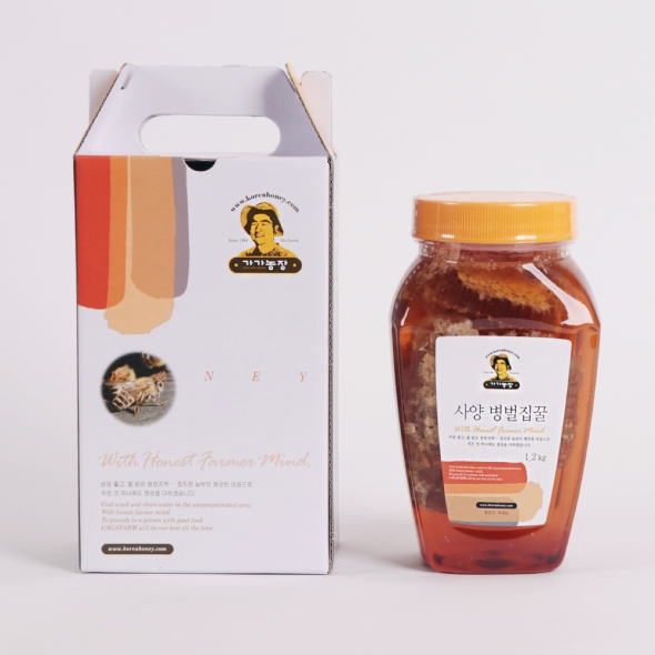산지직송 국내산 벌집꿀 선물세트 밀랍꿀 벌꿀집 2kg 고가구 상자 3.6kg 꿀선물세트
