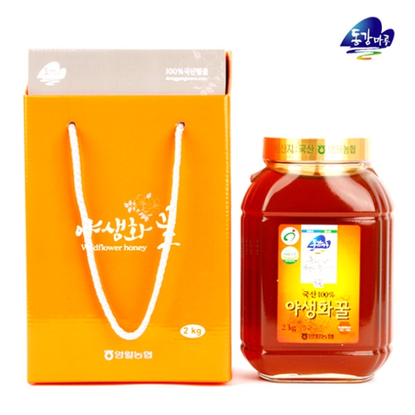 [영월농협] 동강마루 야생화 벌꿀 2kg(병/기프트박스)