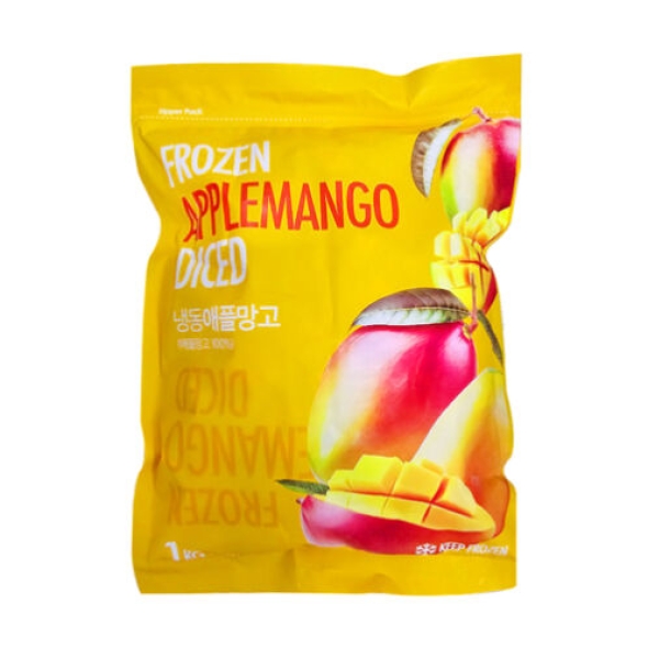 [웰루츠] 냉동 애플망고 다이스 1kg×2ea [베트남산]