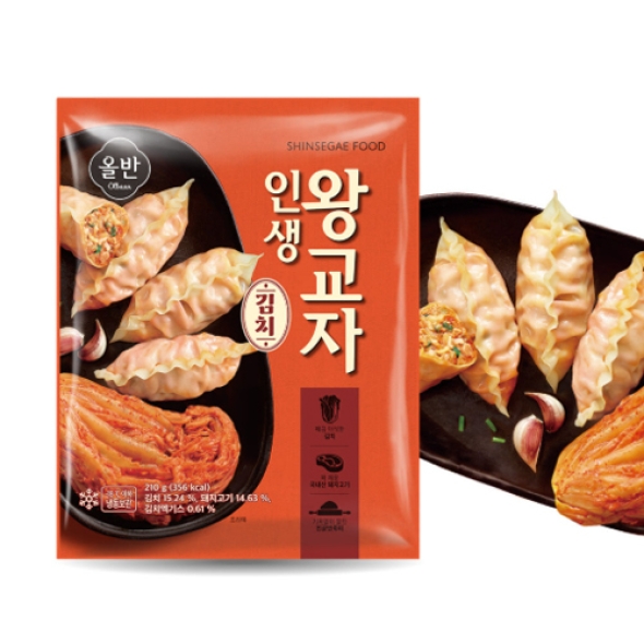 [만원의 행복][올반] 인생왕교자 김치 210g x 4봉