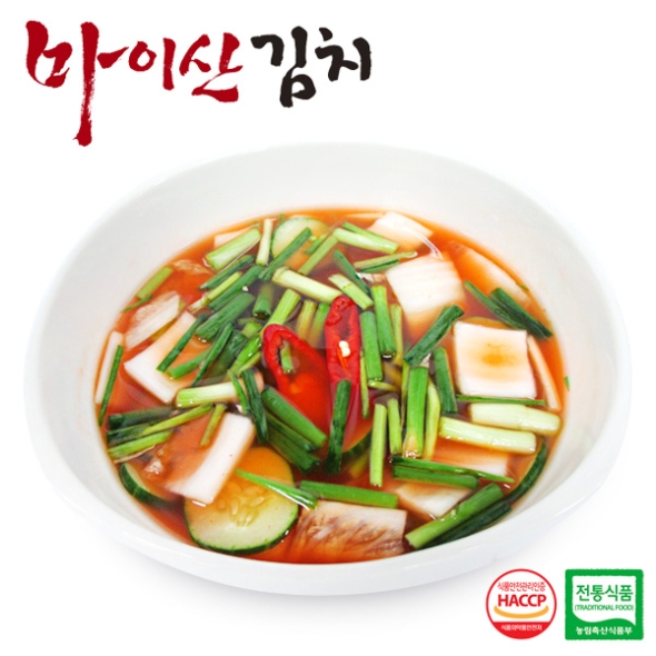 [한국농협김치] 전북 대표김치 마이산 나막물김치 1팩/2팩/3팩 (팩당 1kg) (매주 목요일출고)