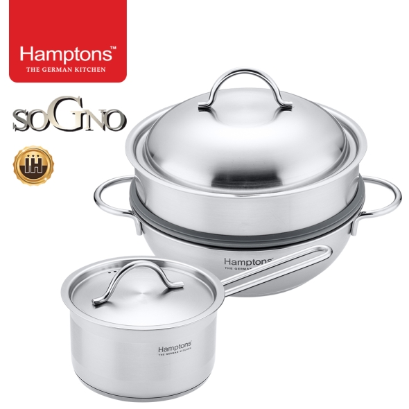 햄튼 소노(SOGNO) 인덕션 냄비 2종 세트-C(16S24C/24ST)