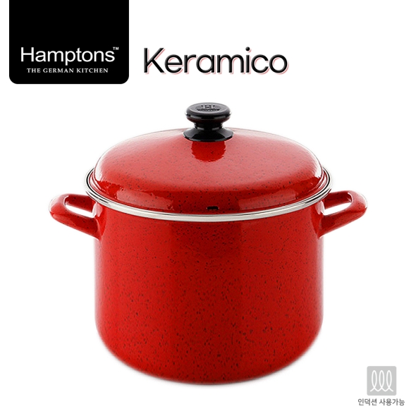 햄튼 케라미코 법랑(HEL-RED) 냄비(24CM 곰솥)