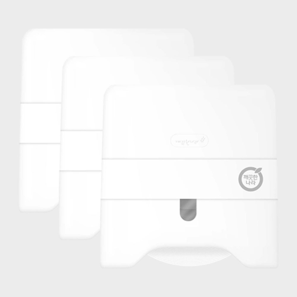 깨끗한나라 점보롤 디스펜서 사각 3개