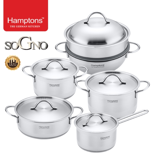 햄튼 소노(SOGNO) 인덕션 냄비 5종 세트_B(11P)(16S18P20P22C24C/24ST)