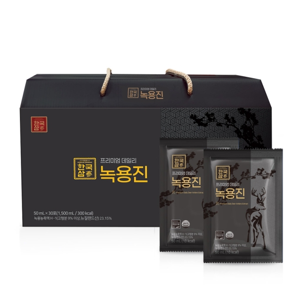 [만원의 행복] [한국삼] 프리미엄 데일리 녹용진 (50ml*30포)