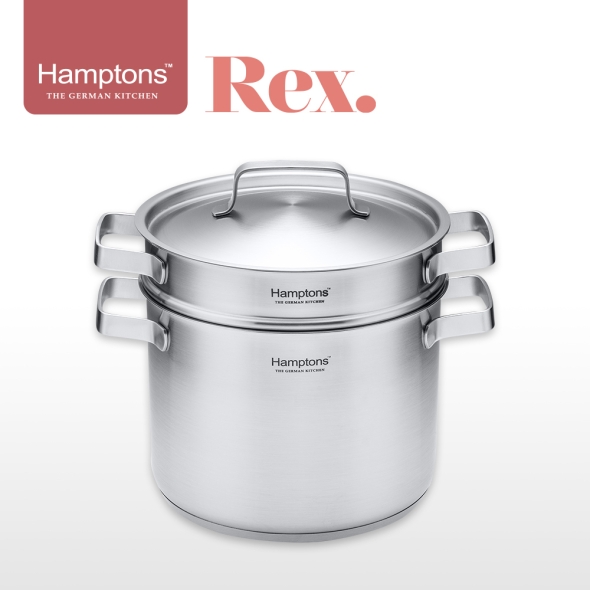 햄튼 REX 3중 바닥 인덕션파스타냄비세트(20CM)(HREX-20PS))