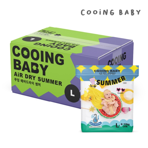 쿠잉 에어드라이 썸머 팬티 대형 26매 x 4팩