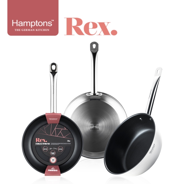햄튼 렉스 스텐 인덕션 코팅 프라이팬3종세트-D(26F28F24W)