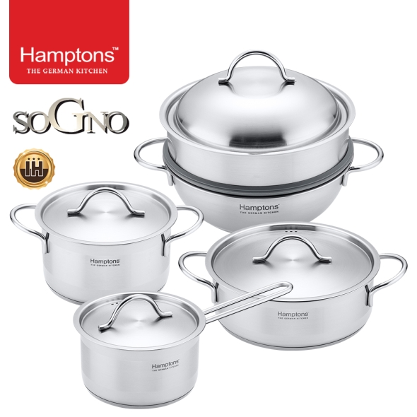 햄튼 소노(SOGNO) 인덕션 냄비 4종 세트_B(9P)(16S18P22C24C/24ST)