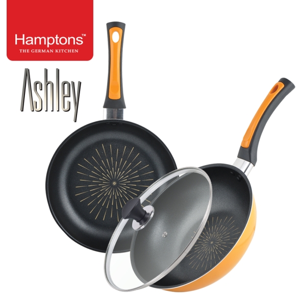 햄튼 애슐리 다이아몬드 프라이팬 2세트-E(3P)(26F26W26G)