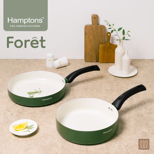 햄튼 포레 세라믹 IH 소테팬 2종 세트-B(26F24W)
