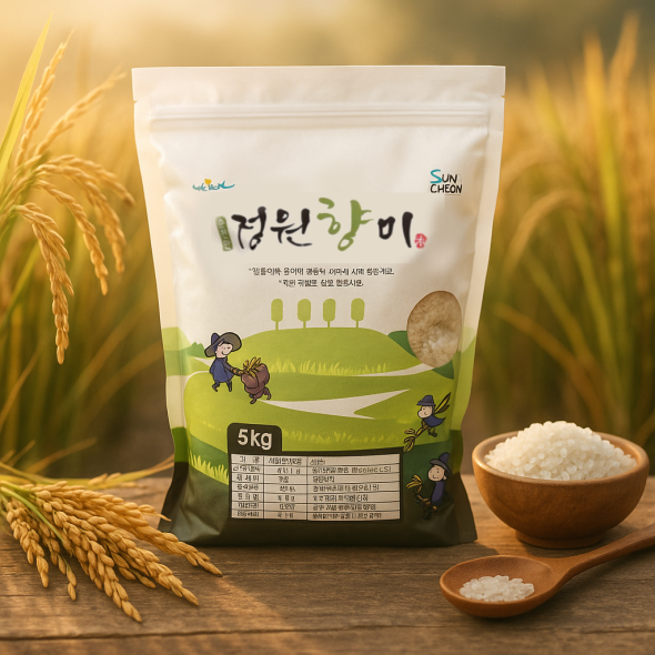 [특별할인][25년햅쌀] 누룽향이 너무 고소한 상등급 쌀 정원향미 5kg/10kg