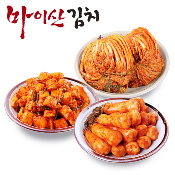 [한국농협김치] 전북대표 마이산김치 3종5호(포기김치3kg+깍두기1kg+총각김치1kg)