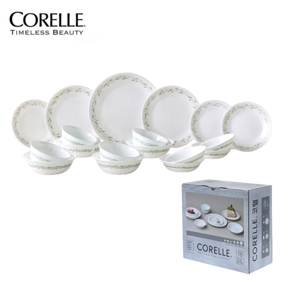 코렐 라벤더리스 4인 18P 세트