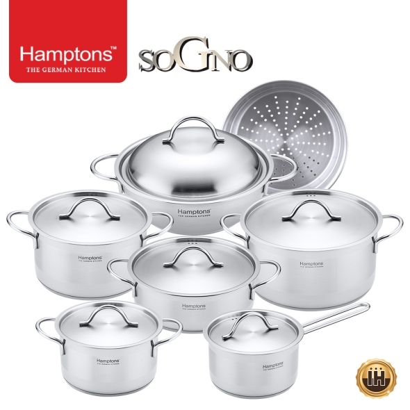 햄튼 소노(SOGNO) 인덕션 냄비 6종 세트(13P)(16S18P20P24P22C24C/24ST)