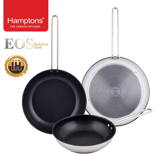 햄튼 EOS스텐 인덕션 코팅 프라이팬3종세트A((HTEF-22F26F28F)