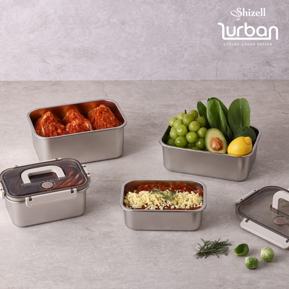 쉬젤 러반슈퍼클린찬통4종세트_(1700+2100+3200+3900ml)