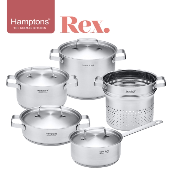 햄튼 REX 3중 바닥 인덕션 냄비 4종 세트 (9P)(18S18P20C20PS)
