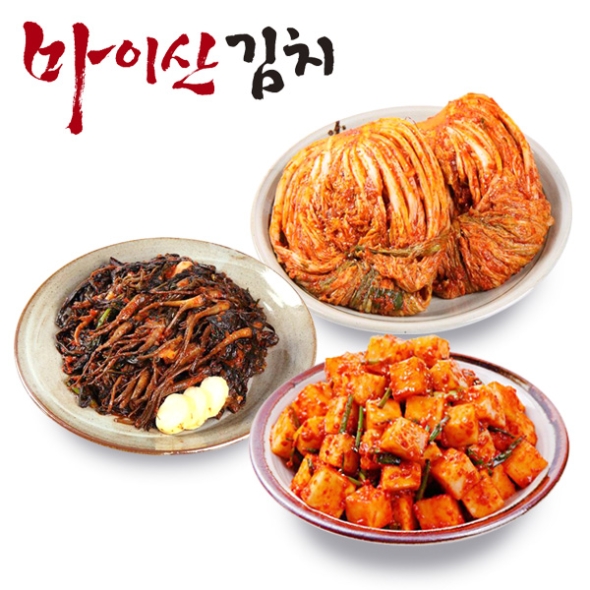 [한국농협김치] 전북대표 마이산김치 3종8호(포기김치3kg+고들빼기1kg+깍두기1kg)